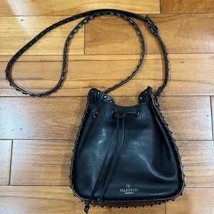 Valentino Rockstud drawstring mini bag